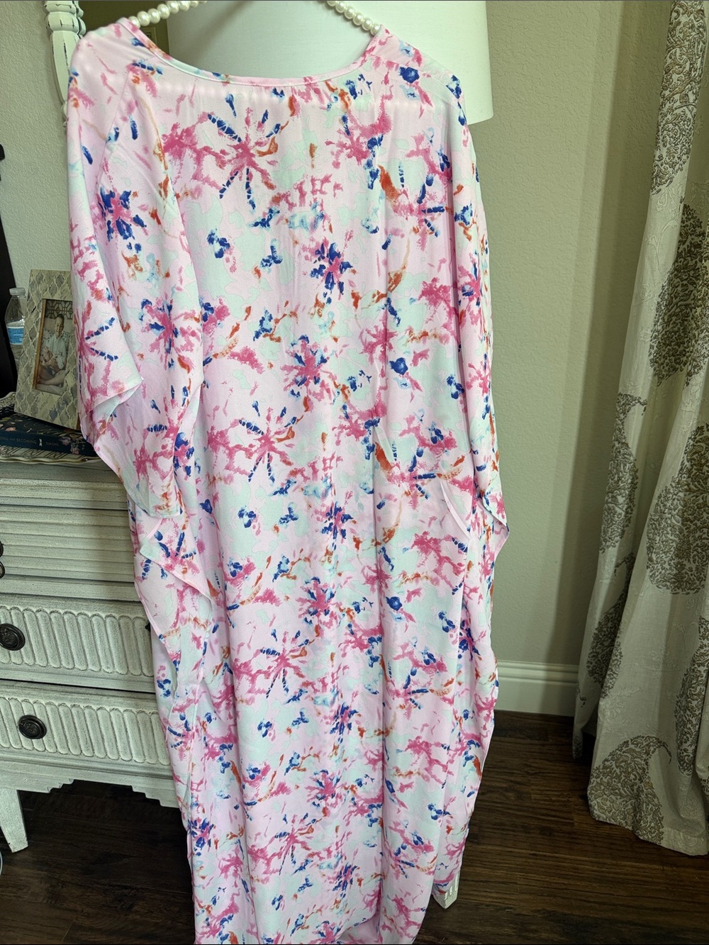 Buddy Love Pink Floral Maxi Caftan - Picture 7 of 7